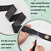 AHADERMAKER 10 Yards Flat Imitation Leather Cord OCOR-GA0001-76-3