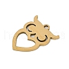 201 Stainless Steel Pendants STAS-F316-06G-01-2
