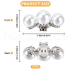 Plastic Imitation Pearl Shoe Decoration FIND-WH0155-050A-2