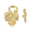Alloy Toggle Clasps PALLOY-A20005-G-FF-1