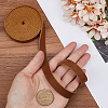 2M Flat AB Grade Cowhide Leather Cord AJEW-WH0479-73F-01-3