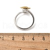 Rotatable Open Finger Rings for Women RJEW-H245-02PG-5