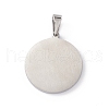 304 Stainless Steel Pendants STAS-G285-05AS-2