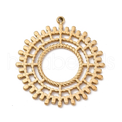 304 Stainless Steel Pendants STAS-L022-519G-1