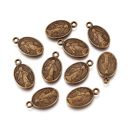 Tibetan Style Alloy Pendants TIBEP-3147-AB-LF-1