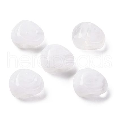 Two Tone Opaque Acrylic Beads MACR-Z002-01E-1