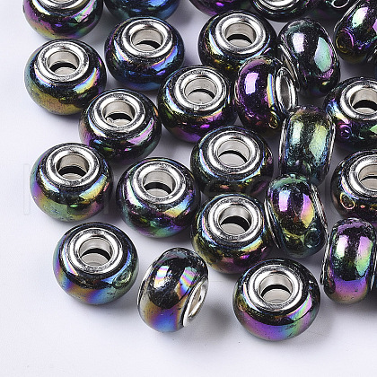 Opaque Resin European Beads RPDL-T038-007A-1