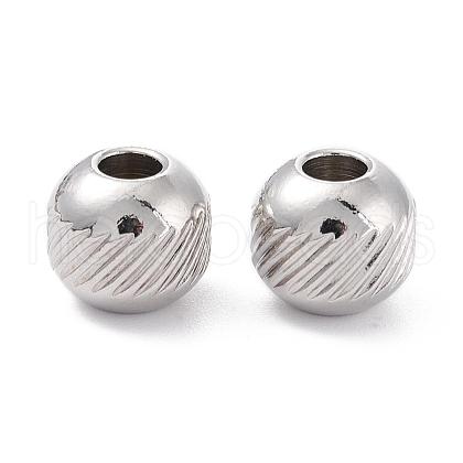 Tarnish Resistant 201 Stainless Steel Beads STAS-G133-02P-1