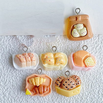 Opaque Resin Pendants CRES-D307-05P-1