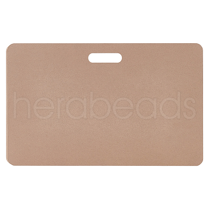 Portable Clay Wedging Board with Built-in Handle AJEW-WH0326-64-1