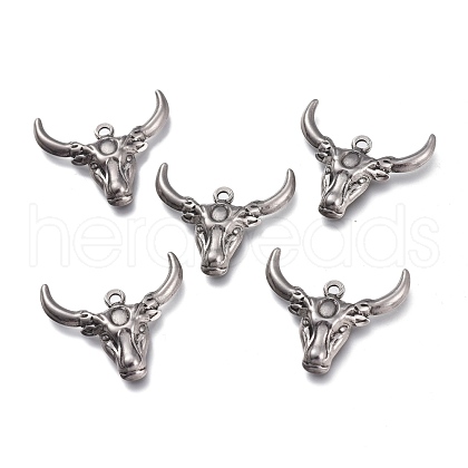 304 Stainless Steel Pendants STAS-F263-10AS-1