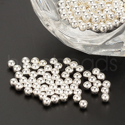 Stainless Steel Beads STAS-R095-3.0mm-S-1