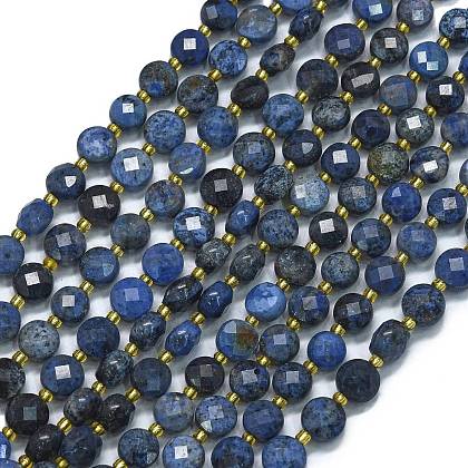 Natural Dumortierite Beads Strands G-K389-B27-01-1