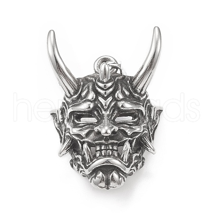 304 Stainless Steel Pendants STAS-G303-07AS-1