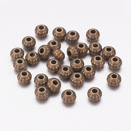 Tibetan Style Alloy Beads X-K0PB3071-1