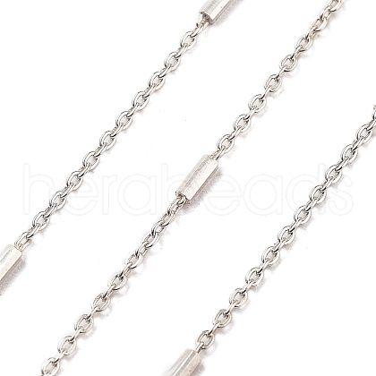 Rhodium Plated 925 Sterling Silver Satellite Chains STER-P064-01P-1