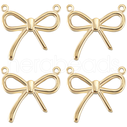 Beebeecraft 10pcs Ion Plating(IP) 304 Stainless Steel Pendants STAS-BBC0005-41-1