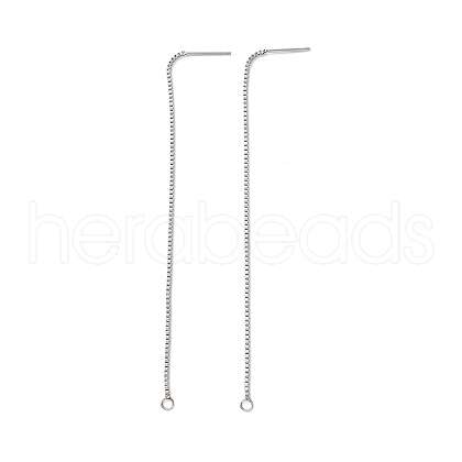 304 Stainless Steel Stud Earring Findings STAS-R164-05P-1