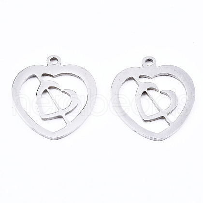 Non-Tarnish 201 Stainless Steel Pendants STAS-T044-202P-1