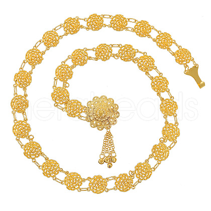 Flower Alloy Waist Beads FS-WG85D53-01-1