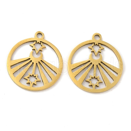 201 Stainless Steel Pendants STAS-Q245-13G-1