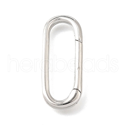 Brass Spring Gate Rings KK-V007-006P-01-1