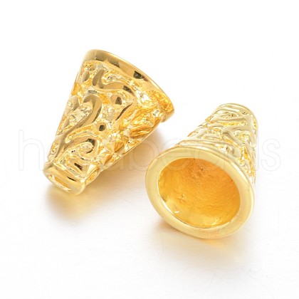 Apetalous Brass Bead Cones KK-F371-05G-1