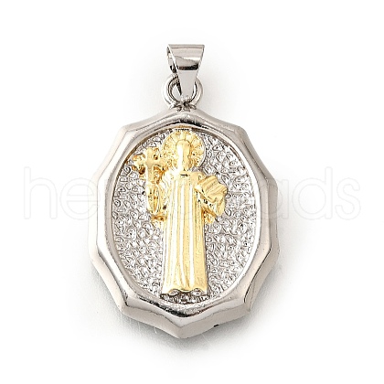 Brass Pendants KK-G529-07B-GP-1