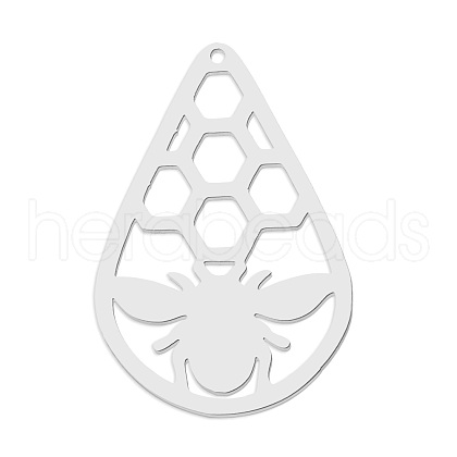 Non-Tarnish 201 Stainless Steel Pendants STAS-S105-LA803-1-1