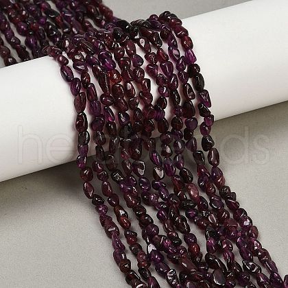 Natural Brazil Garnet Beads Strands G-Q060-A01-1