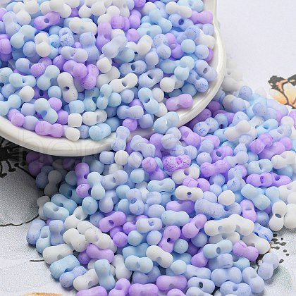 Macaron Color Opaque Frosted Glass Seed Beads X1-SEED-K009-12B-10-1