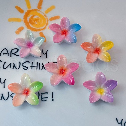 Opaque Resin Enamel Cabochons CRES-D308-09-1