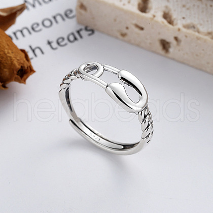 925 Sterling Silver Adjustable Finger Ring for Women FS-WG59C7E-01-1