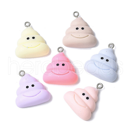 Funny Opauqe Resin Pendants RESI-V001-05-1