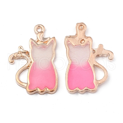 Zinc Alloy Enamel Pendants X-PALLOY-I124-18G-A-1