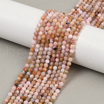 Natural Peruvian Pink Opal Beads Strands G-D304-02-4mm-1