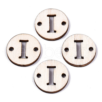 Unfinished Natural Poplar Wood Links Connectors WOOD-S045-140A-01I-1