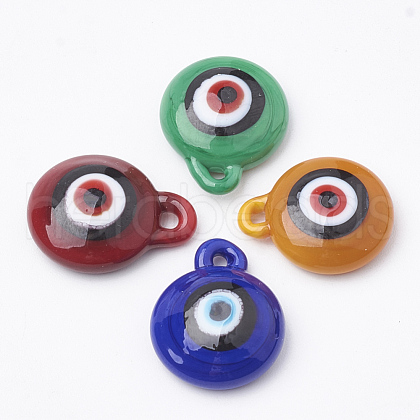 Handmade Lampwork Pendants X-LAMP-N020-M-1