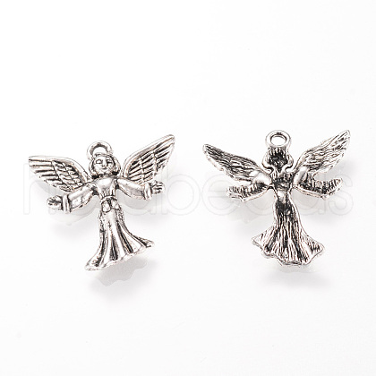Tibetan Style Alloy Pendants TIBEP-Q063-78AS-NR-1