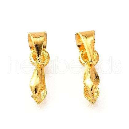 Brass Pinch Bails KK-E143-G-FF-1