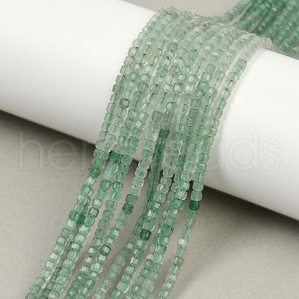 Natural Green Aventurine Beads Strands G-P457-B01-54-1