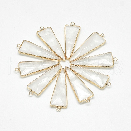 Natural Quartz Crystal Pendants G-Q494-57A-1