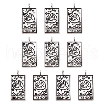 10Pcs Tibetan Style Alloy Pendants TARO-YW0001-01-1