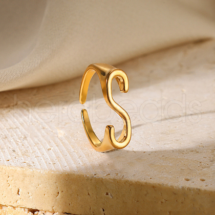 Alloy Adjustable Open Cuff Rings FS-WG3F88F-37-1