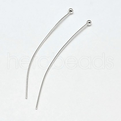 925 Sterling Silver Ball Head Pins STER-F018-03G-1