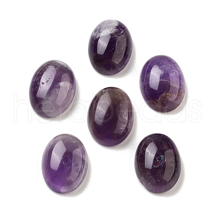 Natural Amethyst Cabochons G-G145-01B-18-1