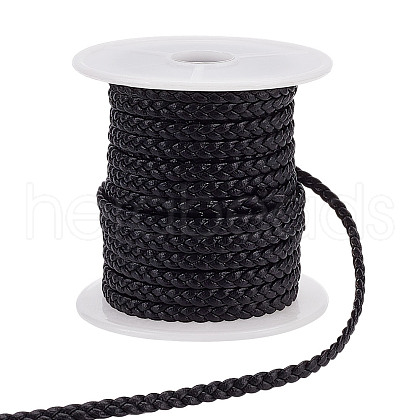 Microfibe Imitation Leather Braided Cord OCOR-WH0101-29A-1