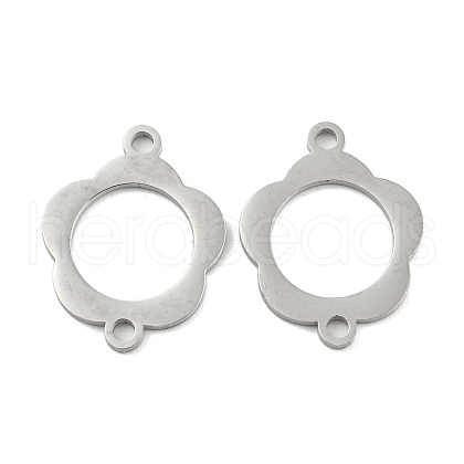 Non-Tarnish 304 Stainless Steel Connector Charms STAS-P344-08P-1