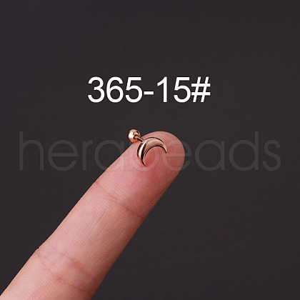 316L Surgical Stainless Steel Cartilage Earrings WG35966-15-1