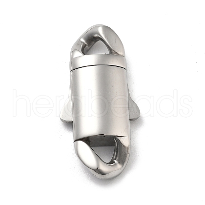 304 Stainless Steel Bayonet Clasps STAS-V008-28P-1